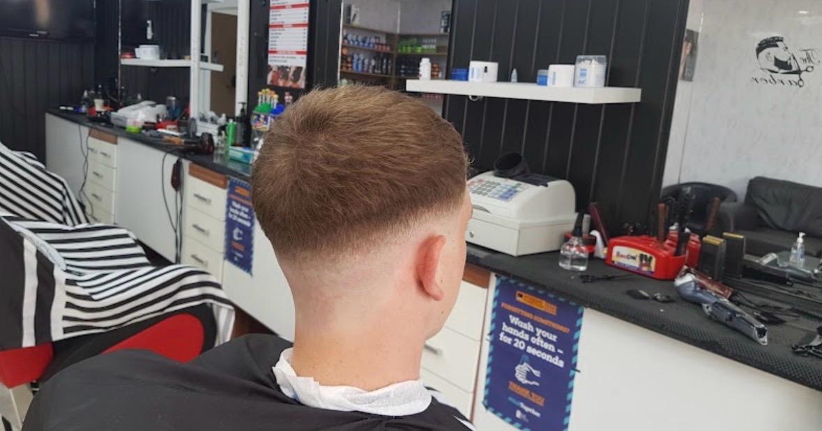 Short back and sides with a blended skin fade